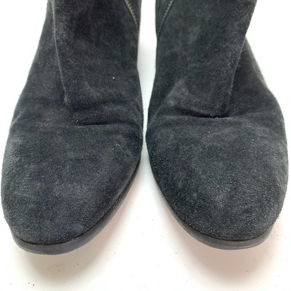 MIA EMERSON Genuine Leather Ankle Booties Black 10 - Picture 6 of 16